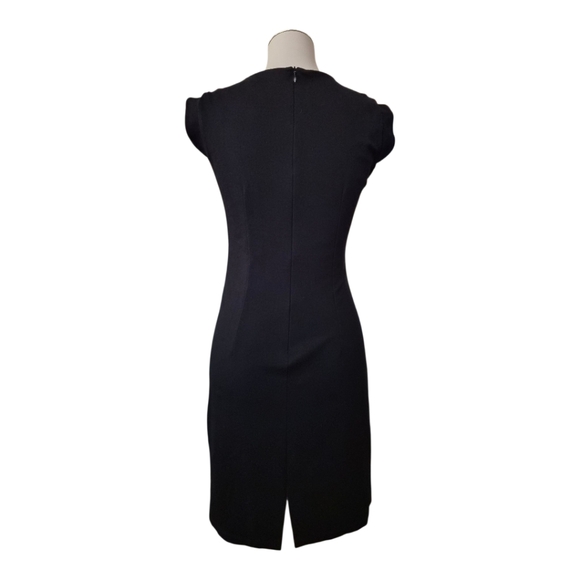 Amanda Uprichard Women's Black Sleeveless Sheath Dress Size S Little Black  Dress